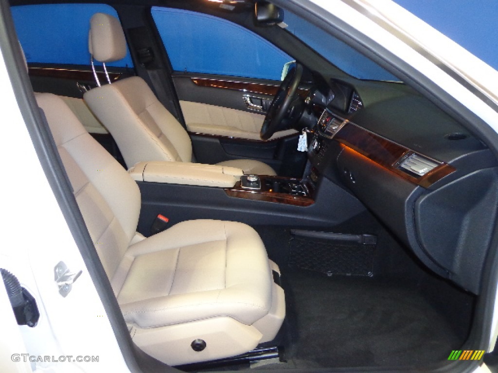 2010 E 350 4Matic Sedan - Arctic White / Almond Beige photo #24