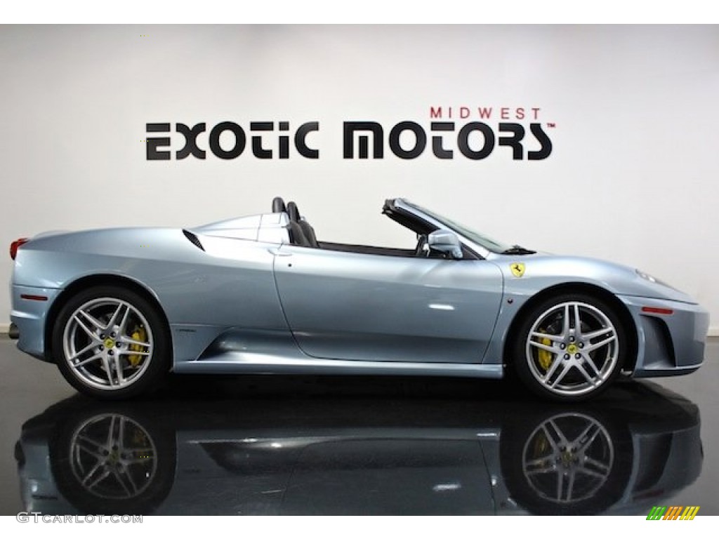 2005 F430 Spider F1 - Grigio Alloy (Light Blue Silver) / Blue Scuro photo #2