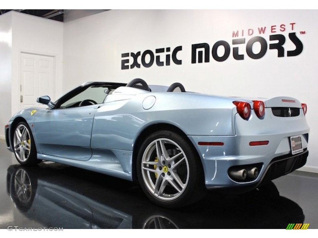 2005 F430 Spider F1 - Grigio Alloy (Light Blue Silver) / Blue Scuro photo #5