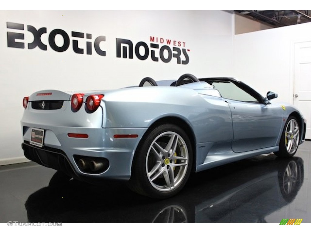 2005 F430 Spider F1 - Grigio Alloy (Light Blue Silver) / Blue Scuro photo #6