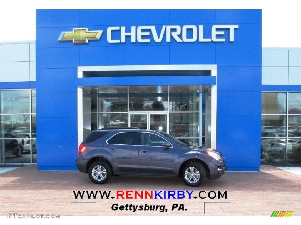 2013 Equinox LT AWD - Atlantis Blue Metallic / Light Titanium/Jet Black photo #1