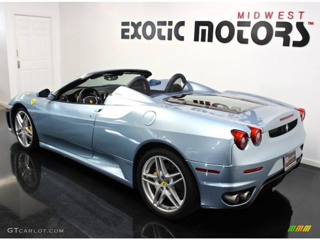 2005 F430 Spider F1 - Grigio Alloy (Light Blue Silver) / Blue Scuro photo #9
