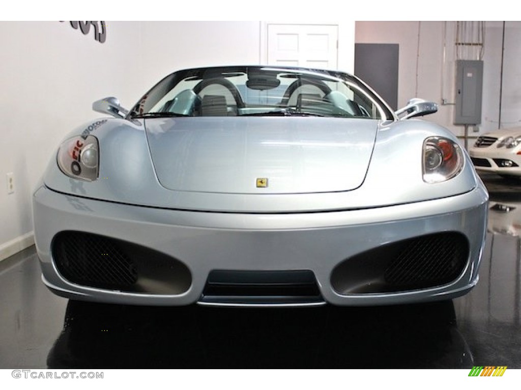 2005 F430 Spider F1 - Grigio Alloy (Light Blue Silver) / Blue Scuro photo #13