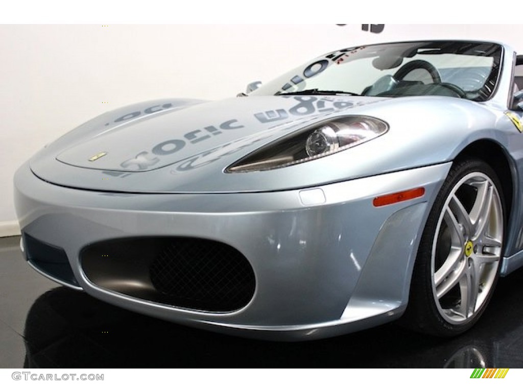 2005 F430 Spider F1 - Grigio Alloy (Light Blue Silver) / Blue Scuro photo #17