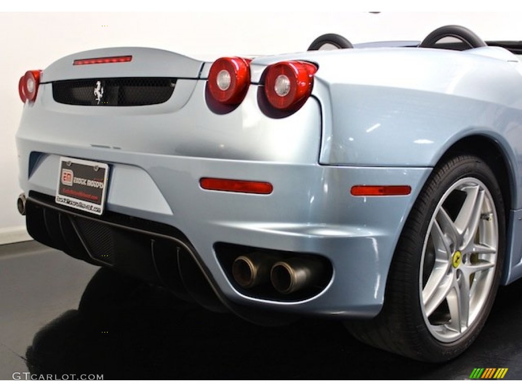 2005 F430 Spider F1 - Grigio Alloy (Light Blue Silver) / Blue Scuro photo #18