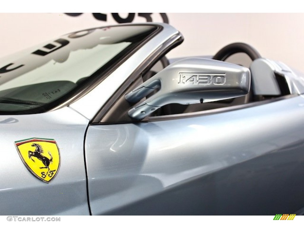2005 F430 Spider F1 - Grigio Alloy (Light Blue Silver) / Blue Scuro photo #20