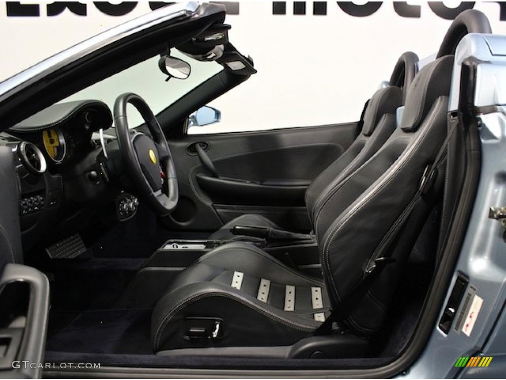 2005 F430 Spider F1 - Grigio Alloy (Light Blue Silver) / Blue Scuro photo #31