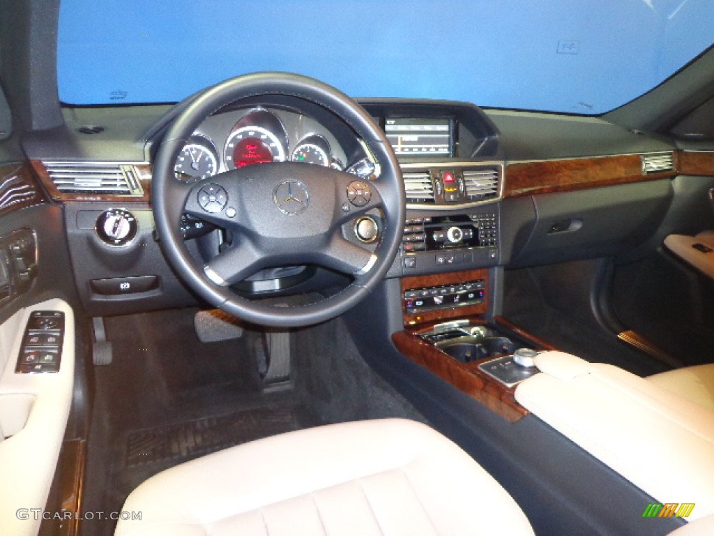2010 Mercedes-Benz E 350 4Matic Sedan Almond Beige Dashboard Photo #79786483