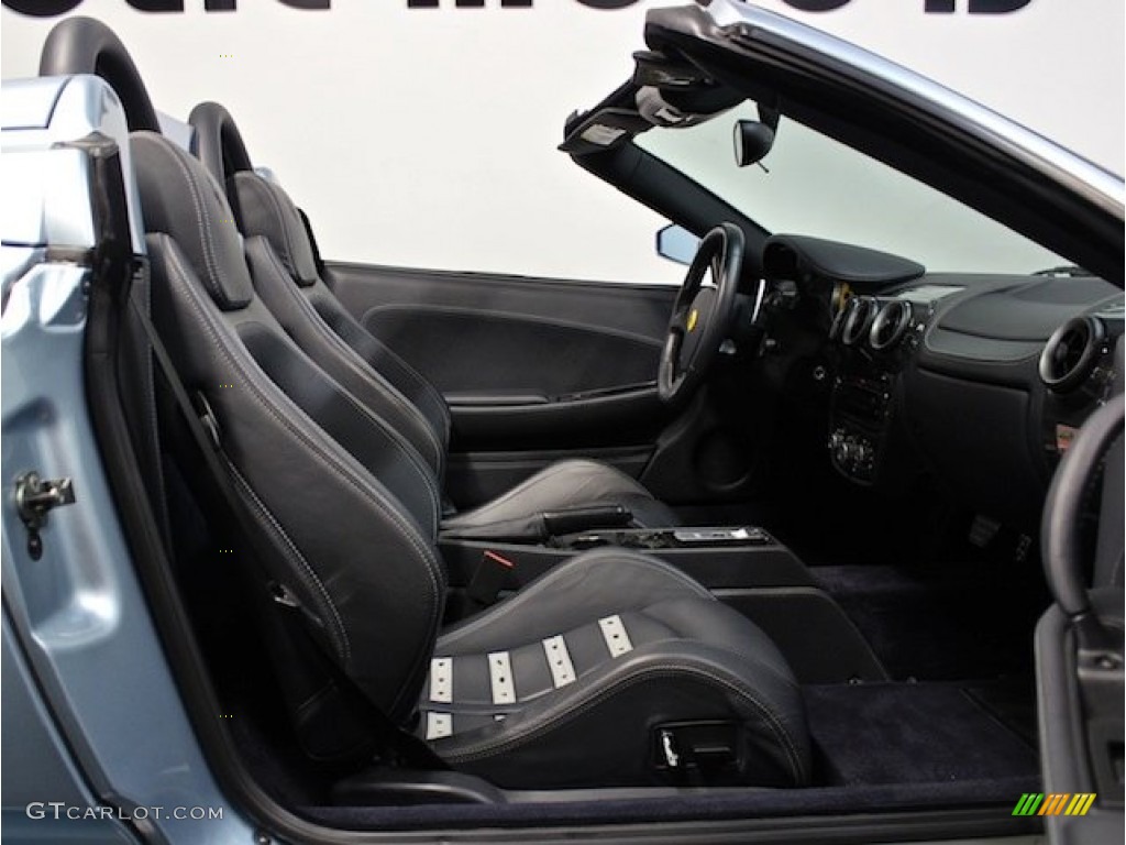 2005 F430 Spider F1 - Grigio Alloy (Light Blue Silver) / Blue Scuro photo #32
