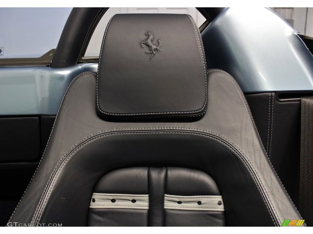 2005 F430 Spider F1 - Grigio Alloy (Light Blue Silver) / Blue Scuro photo #35