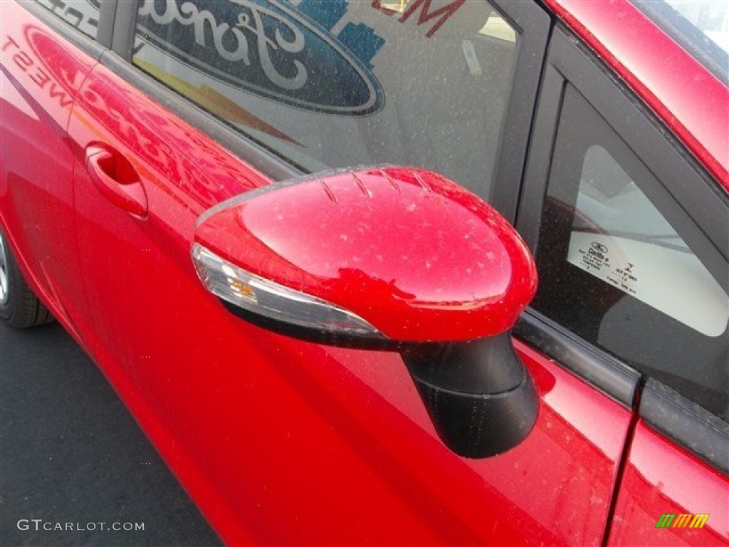 2013 Fiesta SE Sedan - Race Red / Charcoal Black/Light Stone photo #11