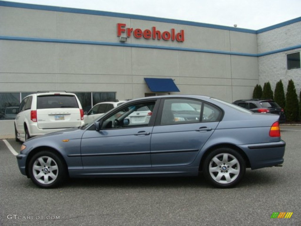 2003 3 Series 325xi Sedan - Steel Blue Metallic / Black photo #3