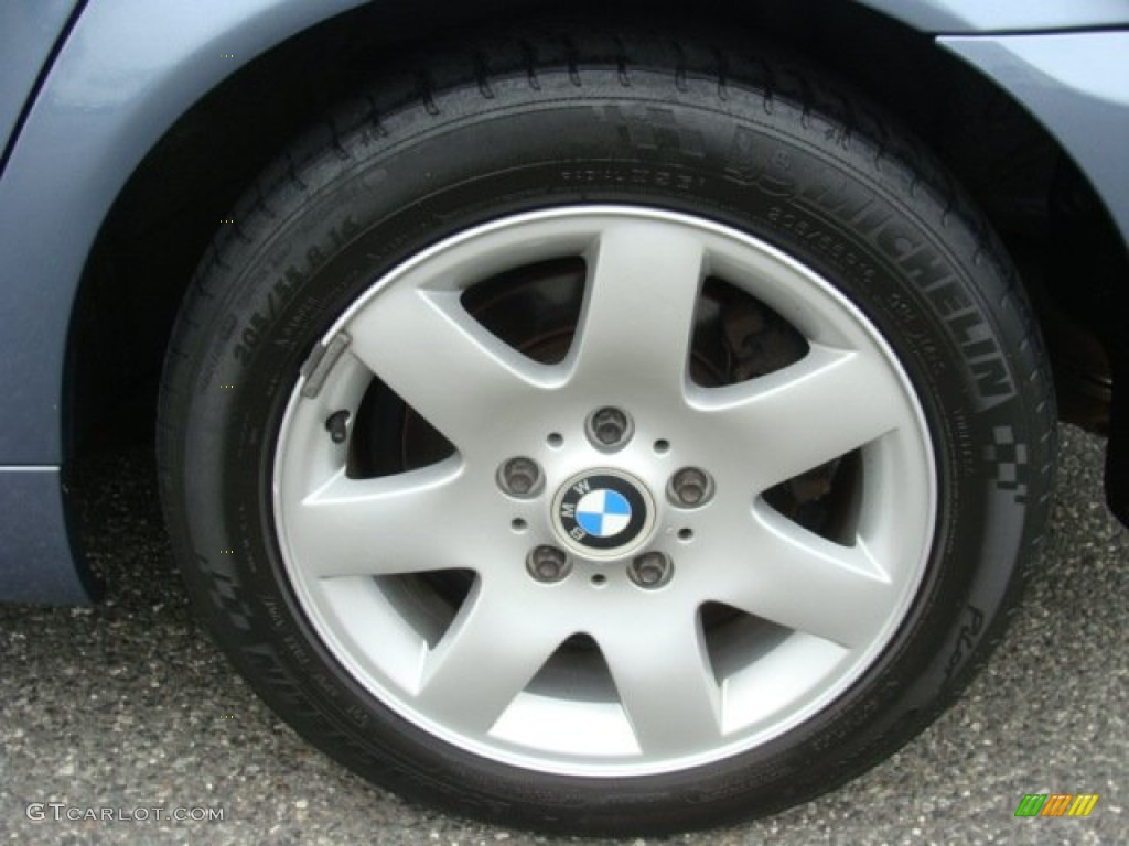 2003 3 Series 325xi Sedan - Steel Blue Metallic / Black photo #6