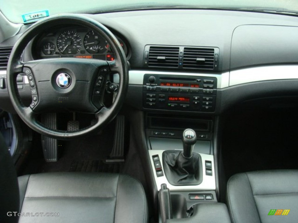 2003 3 Series 325xi Sedan - Steel Blue Metallic / Black photo #11