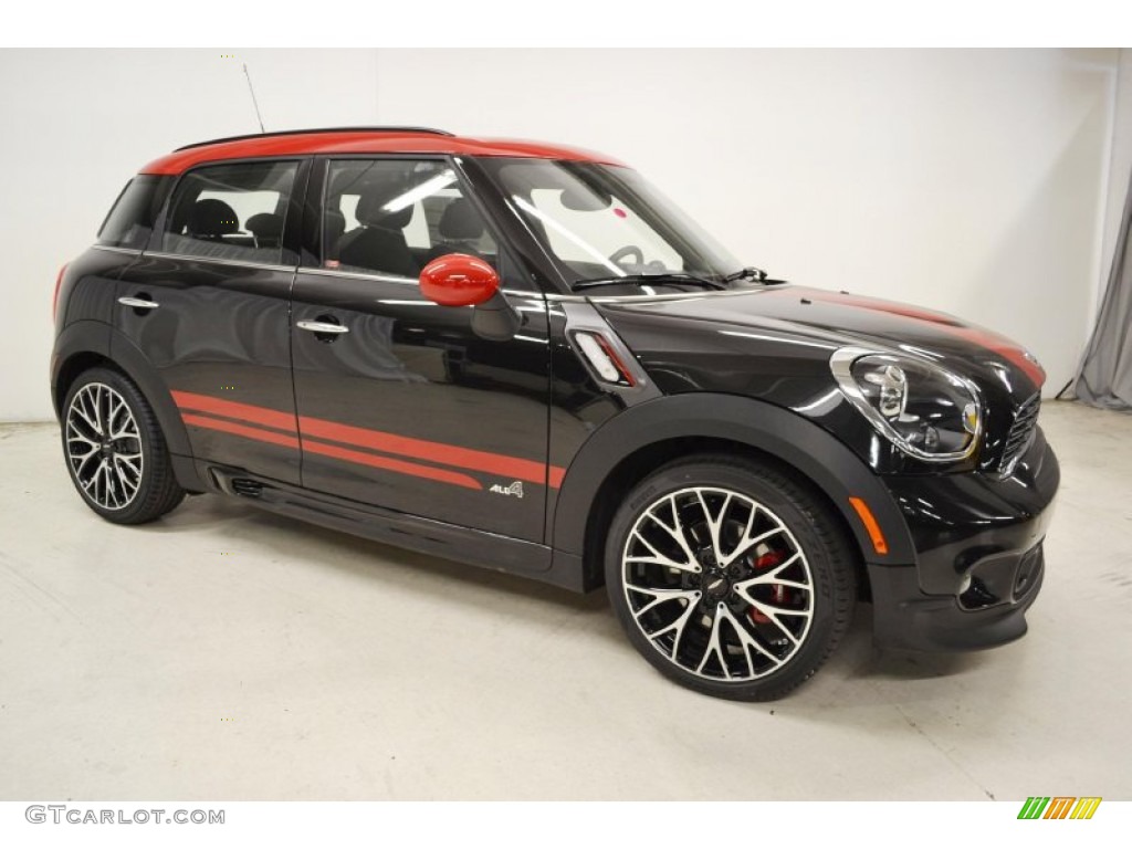 Absolute Black 2013 Mini Cooper John Cooper Works Countryman All4 AWD Exterior Photo #79788861