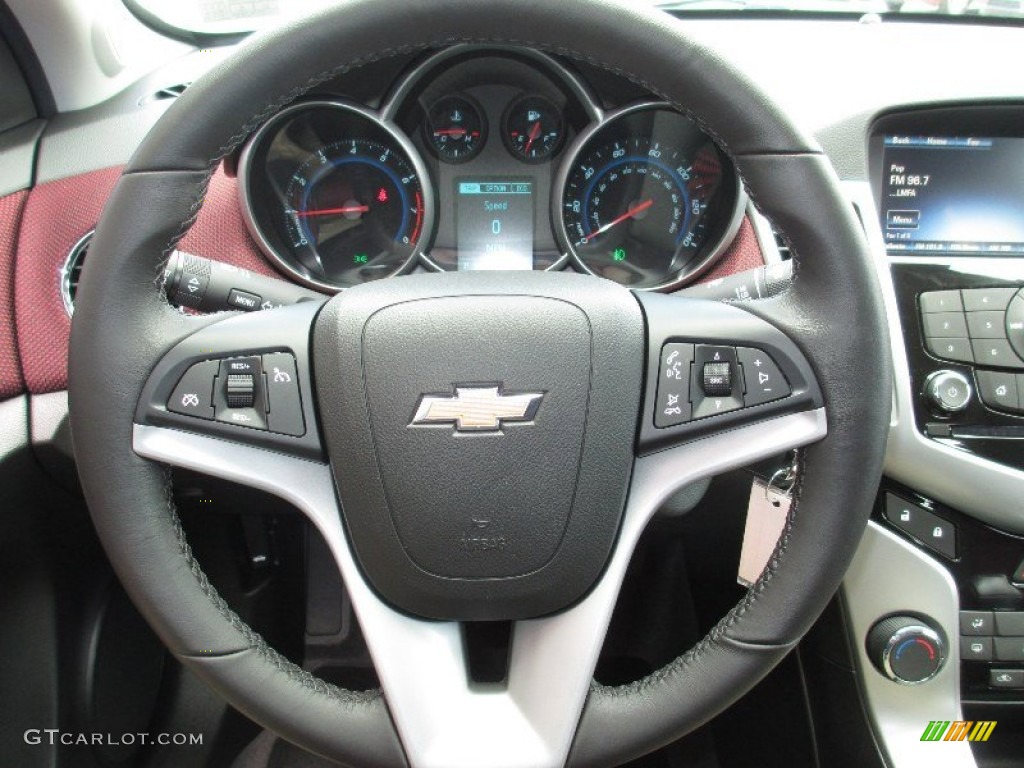 2013 Cruze ECO - Summit White / Jet Black/Sport Red photo #22