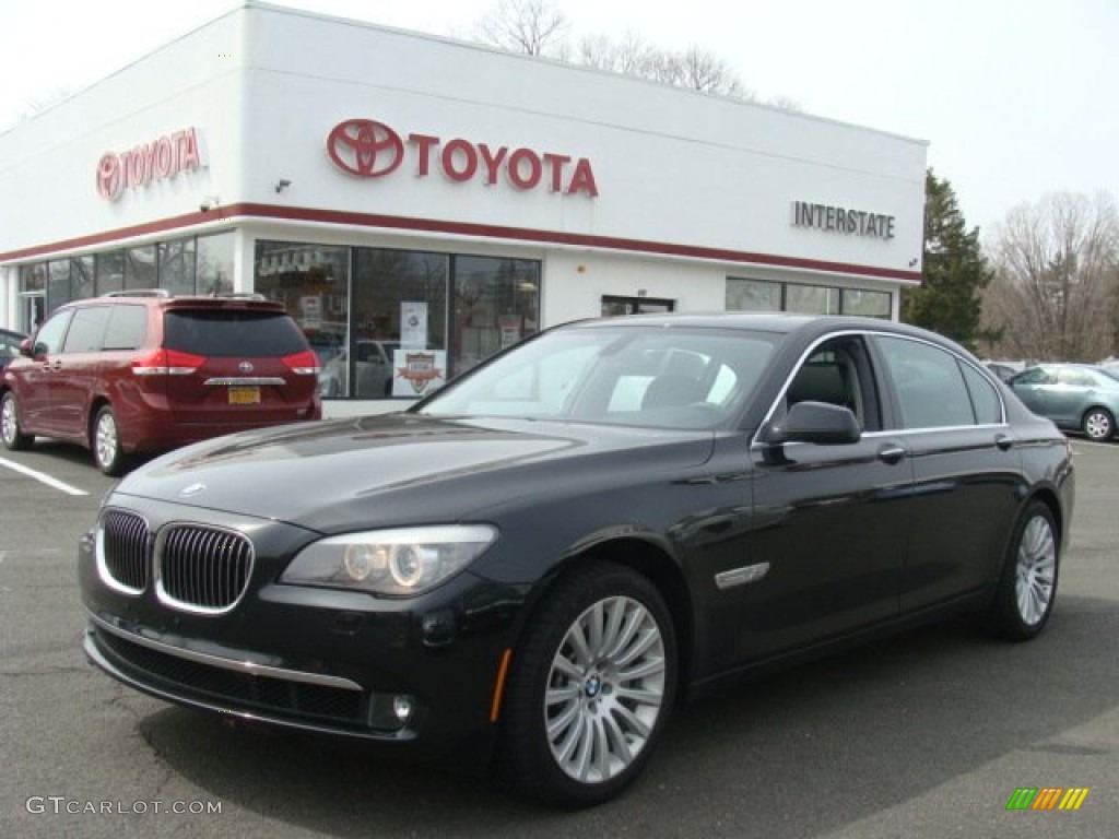 2012 7 Series 750Li xDrive Sedan - Black Sapphire Metallic / Black photo #1
