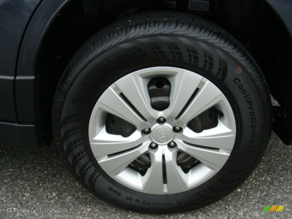 2011 Outback 2.5i Wagon - Graphite Gray Metallic / Off Black photo #6