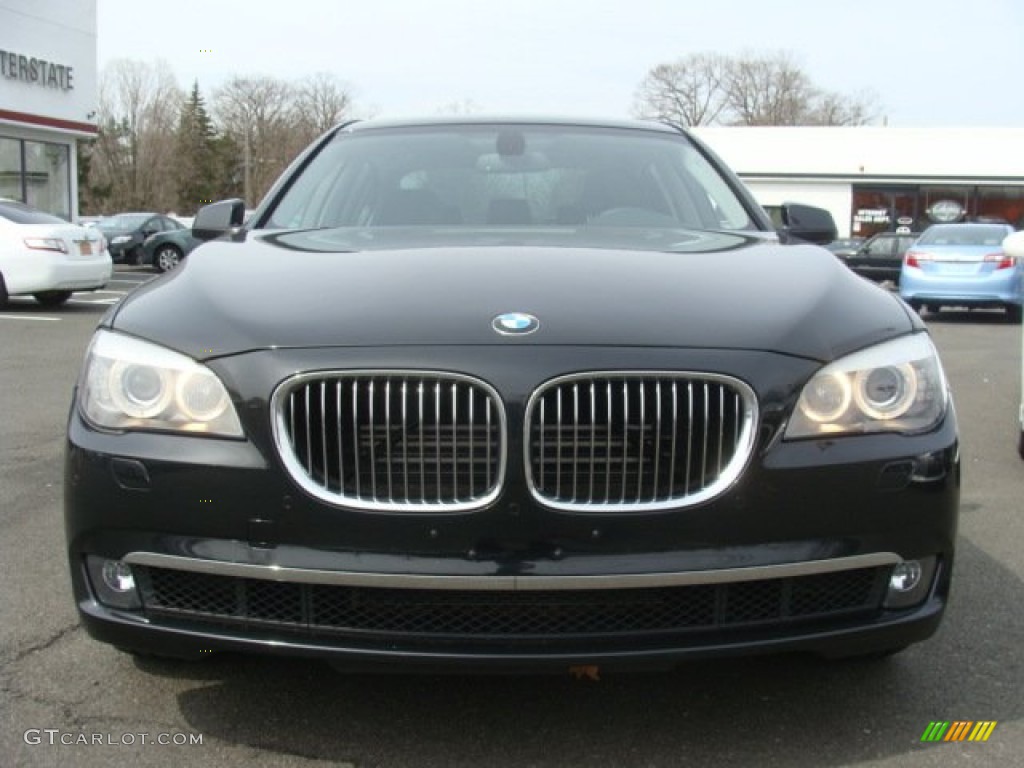 2012 7 Series 750Li xDrive Sedan - Black Sapphire Metallic / Black photo #2