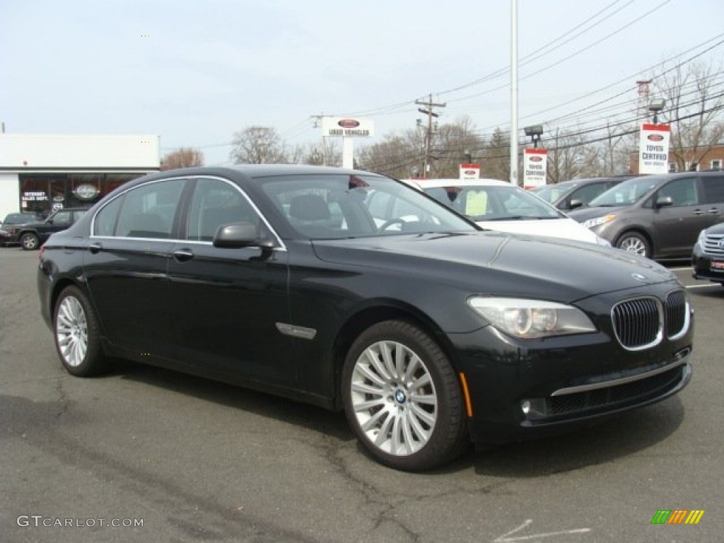 2012 7 Series 750Li xDrive Sedan - Black Sapphire Metallic / Black photo #3