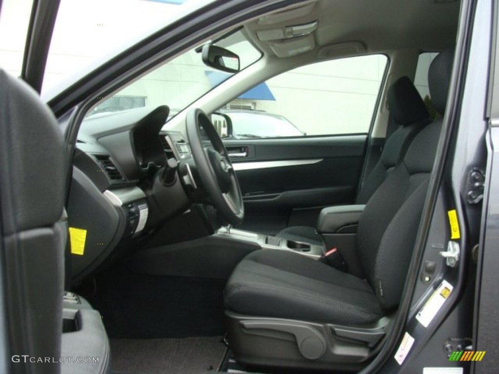 2011 Outback 2.5i Wagon - Graphite Gray Metallic / Off Black photo #9