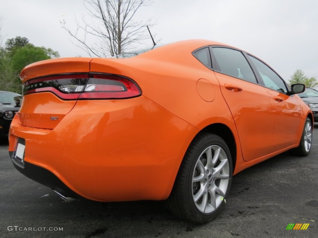 2013 Dart SXT - Header Orange / Black photo #3