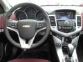 Jet Black/Sport Red 2013 Chevrolet Cruze LT Dashboard