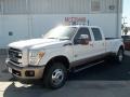 White Platinum Metallic Tri-Coat - F350 Super Duty King Ranch Crew Cab 4x4 Dually Photo No. 2