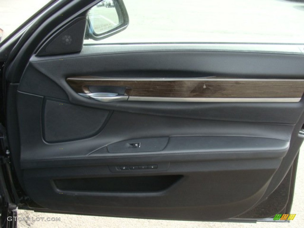 2012 7 Series 750Li xDrive Sedan - Black Sapphire Metallic / Black photo #20