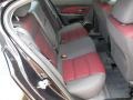 2013 Chevrolet Cruze Jet Black/Sport Red Interior Rear Seat Photo