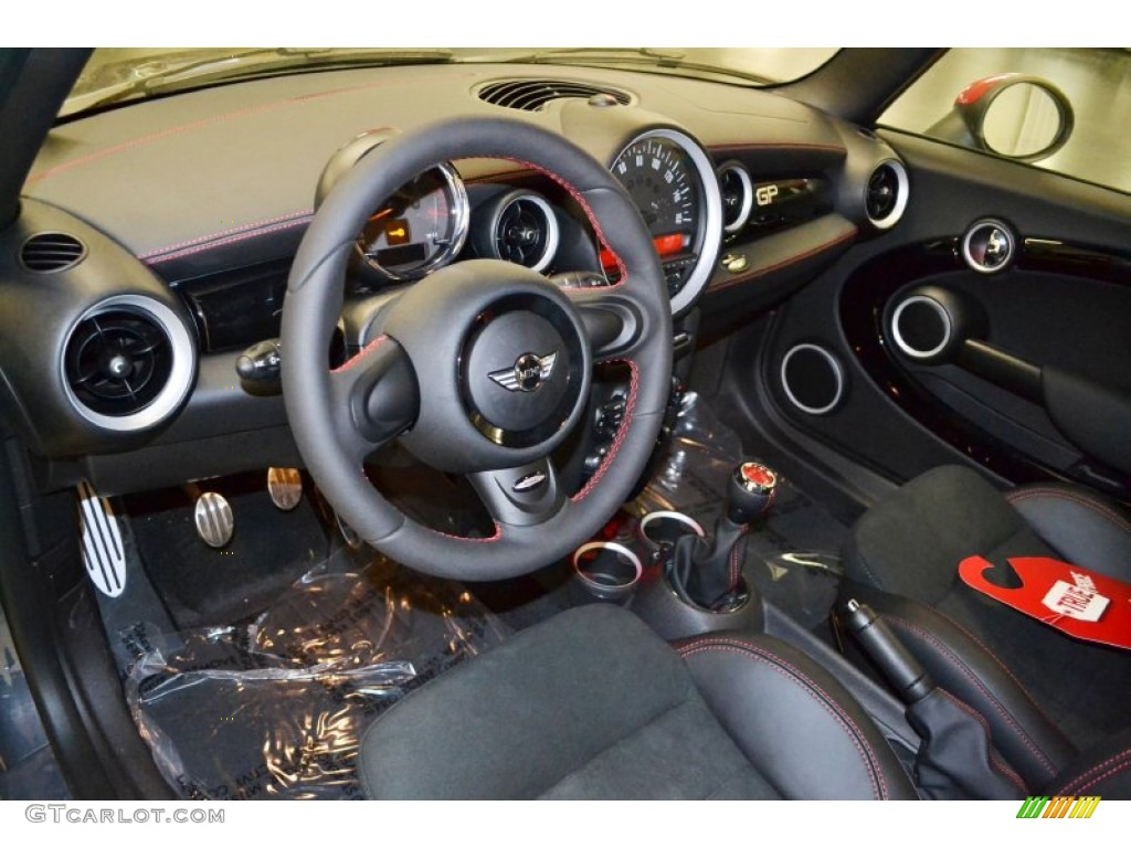 2013 Mini Cooper John Cooper Works GP GP Recaro Sport Black/Dinamica Dashboard Photo #79790282