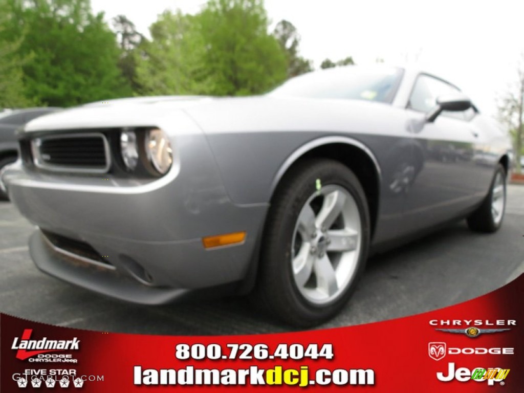 2013 Challenger SXT - Billet Silver Metallic / Dark Slate Gray photo #1