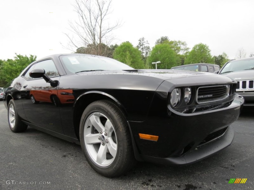 2013 Challenger SXT - Pitch Black / Dark Slate Gray photo #4