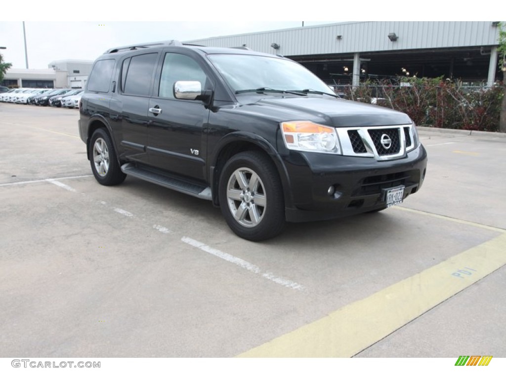 Galaxy Black Metallic Nissan Armada