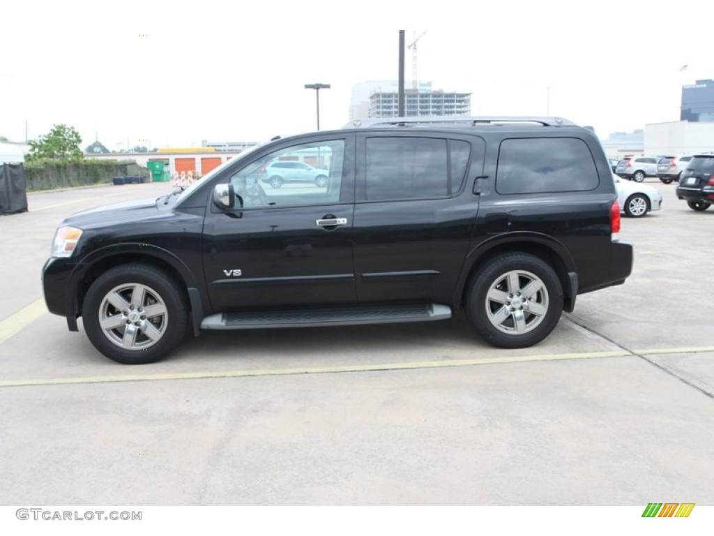 Galaxy Black Metallic 2009 Nissan Armada LE Exterior Photo #79790980