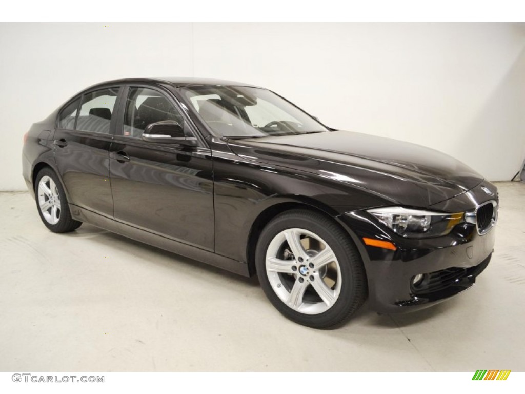 2013 3 Series 328i Sedan - Jet Black / Black photo #2
