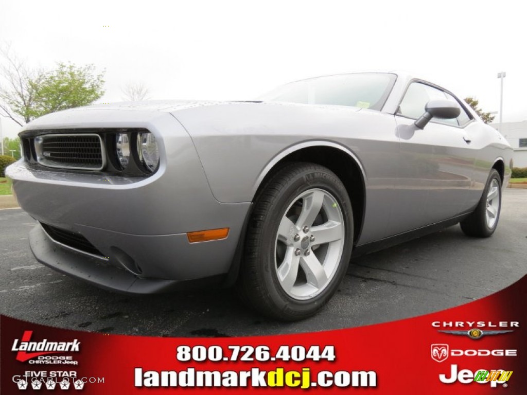 2013 Challenger SXT - Billet Silver Metallic / Dark Slate Gray photo #1