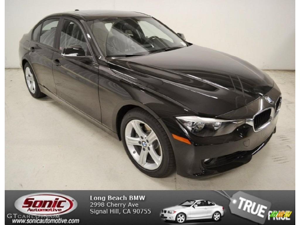 2013 3 Series 328i Sedan - Jet Black / Black photo #1