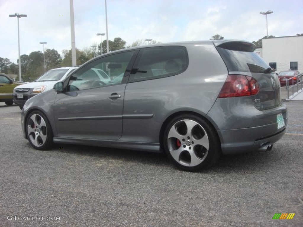 2009 GTI 2 Door - United Grey Metallic / Interlagos Black Cloth photo #3
