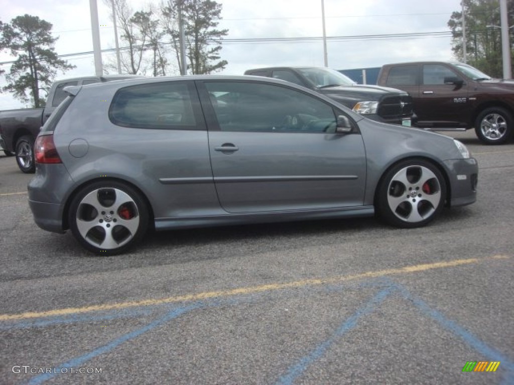 2009 GTI 2 Door - United Grey Metallic / Interlagos Black Cloth photo #6