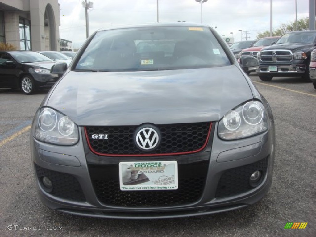 2009 GTI 2 Door - United Grey Metallic / Interlagos Black Cloth photo #8