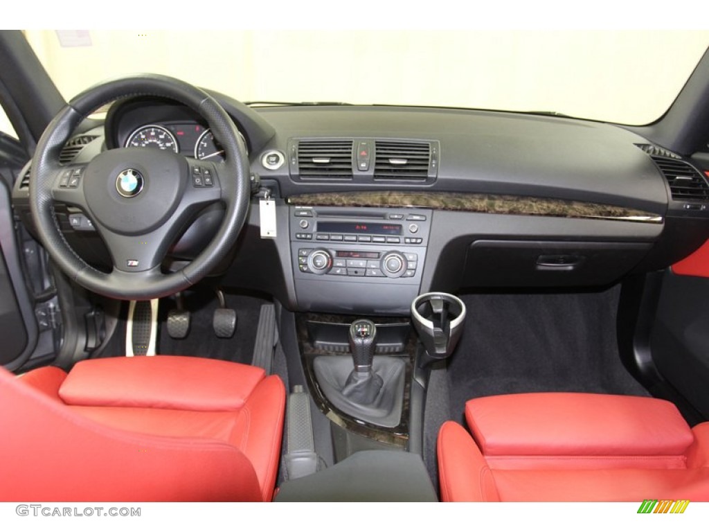 2011 BMW 1 Series 135i Coupe Coral Red Dashboard Photo #79793240