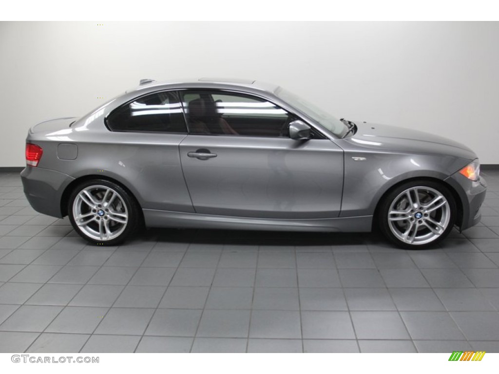 Space Gray Metallic 2011 BMW 1 Series 135i Coupe Exterior Photo #79793284