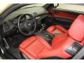 Coral Red 2011 BMW 1 Series 135i Coupe Interior Color