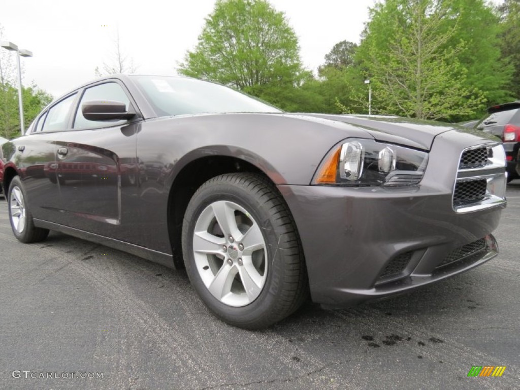 2013 Charger SE - Granite Crystal / Black photo #4