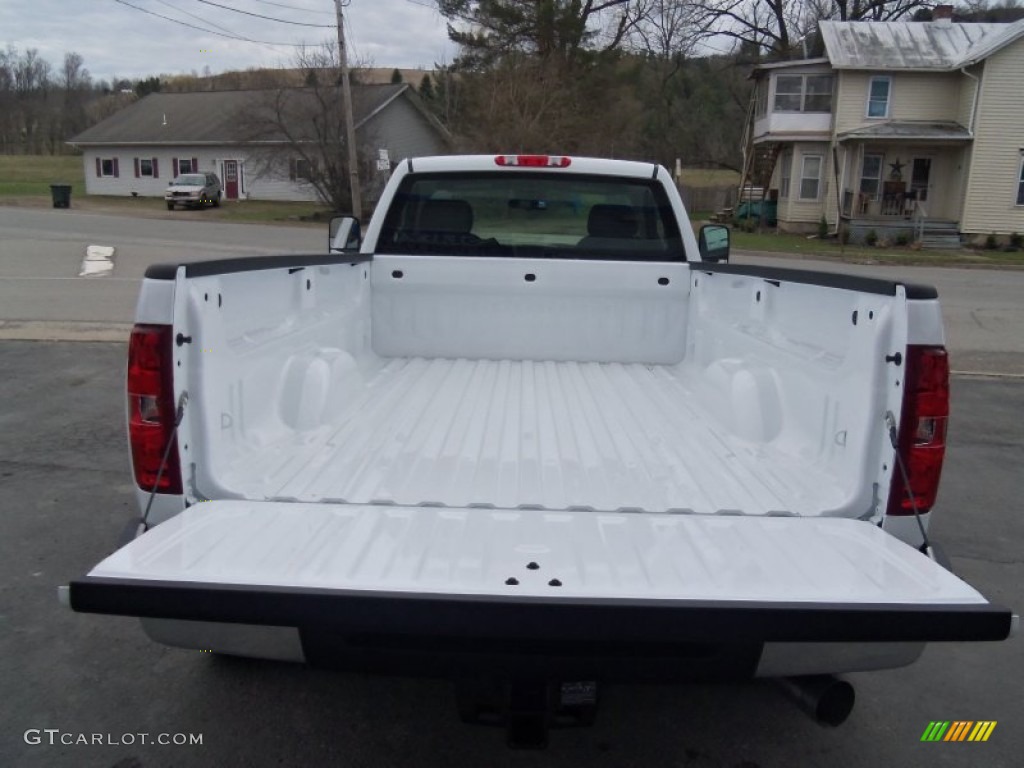 2013 Silverado 3500HD WT Regular Cab 4x4 Dually - Summit White / Dark Titanium photo #9