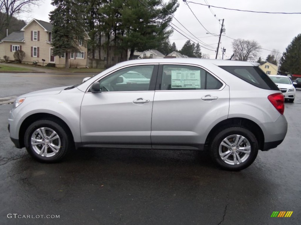 2013 Equinox LS AWD - Silver Ice Metallic / Jet Black photo #6