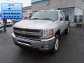 2013 Silver Ice Metallic Chevrolet Silverado 3500HD LT Regular Cab 4x4  photo #3