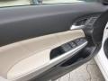 Ivory 2013 Honda Crosstour EX-L V-6 4WD Door Panel