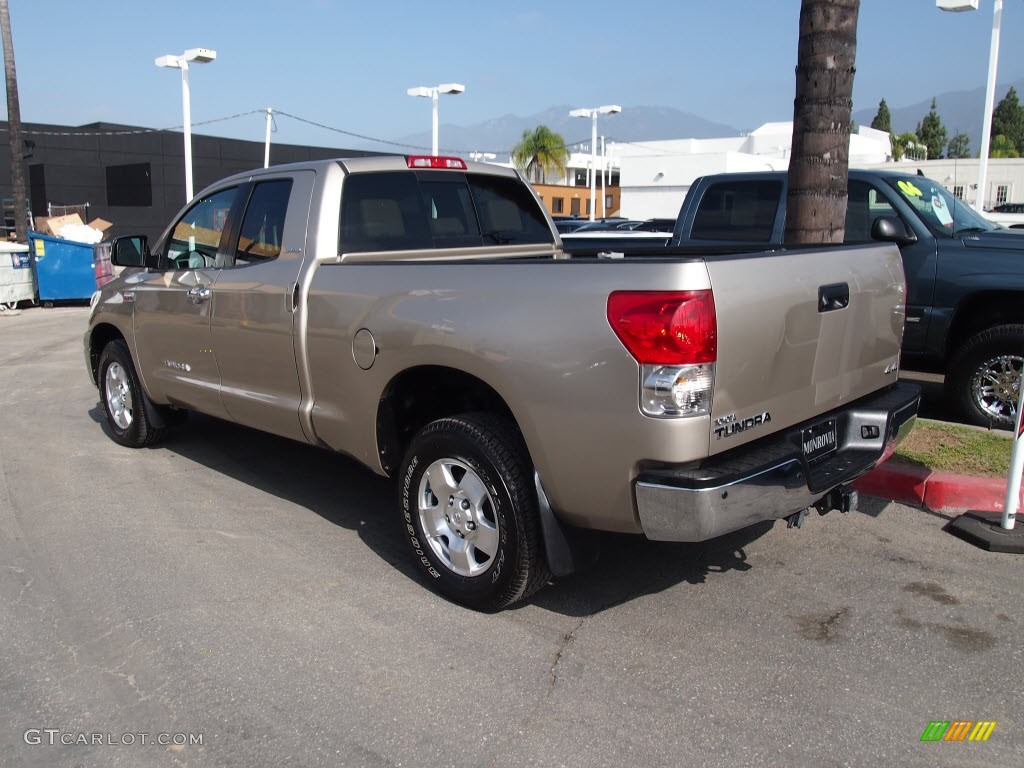 2008 Tundra Limited Double Cab 4x4 - Desert Sand Mica / Beige photo #12